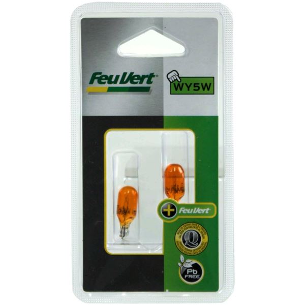 2 Ampoules Feu Vert WY5W 2 Ampoules Feu Vert WY5W