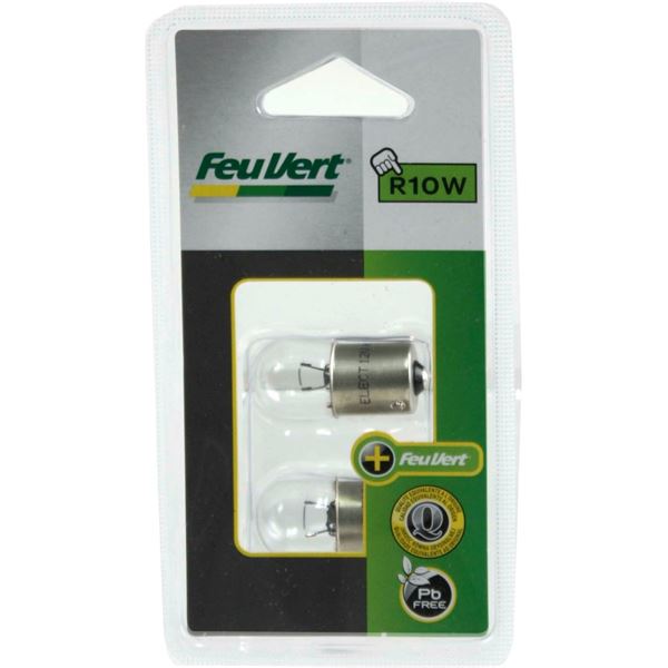 2 Ampoules Feu Vert R10W 2 Ampoules Feu Vert R10W