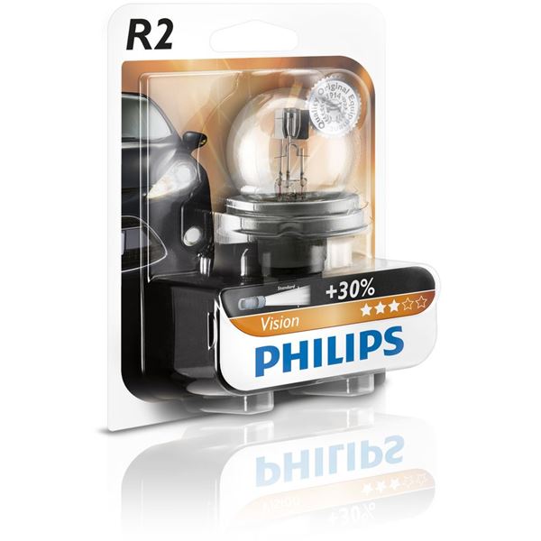 1 ampoule Philips premium R2 halogène 1 ampoule Philips premium R2 halogène