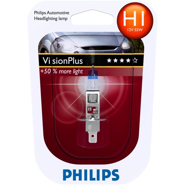 1 ampoule Philips H1 Vision Plus 1 ampoule Philips H1 Vision Plus