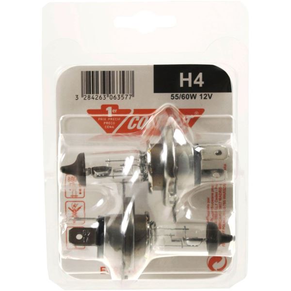 2 ampoules Contact 1er Prix H4 2 ampoules Contact 1er Prix H4