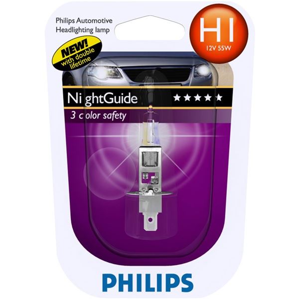 1 ampoule Philips H1 Night Guide 1 ampoule Philips H1 Night Guide