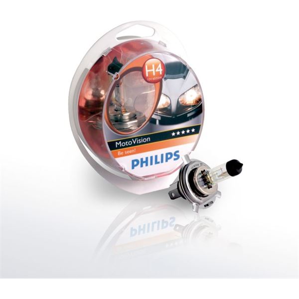 1 ampoule Philips moto H4 MotoVision 1 ampoule Philips moto H4 MotoVision
