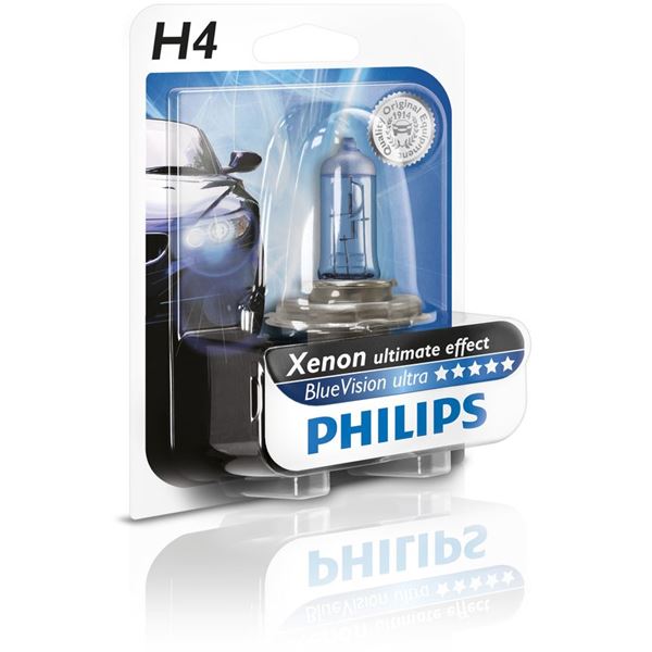 1 ampoule Philips premium White Vision H4 1 ampoule Philips premium White Vision H4
