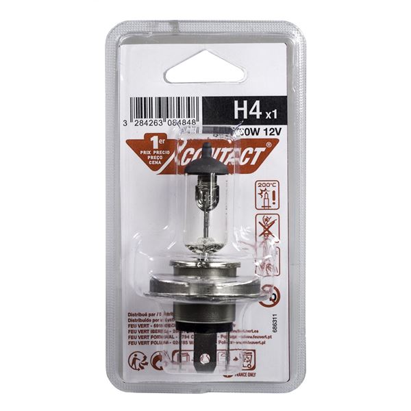 1 ampoule Contact 1er Prix H4 1 ampoule Contact 1er Prix H4
