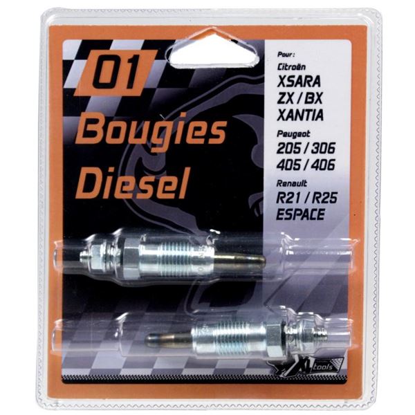 2 Bougies de préchauffage 1er prix n°4 2 Bougies de préchauffage 1er prix n°4