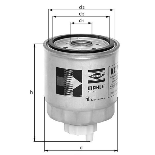 Filtre à gasoil Knecht KC47 Filtre à gasoil Knecht KC47