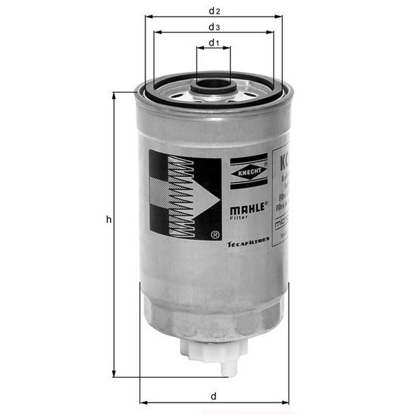 Filtre à gasoil Knecht KC103 Filtre à gasoil Knecht KC103