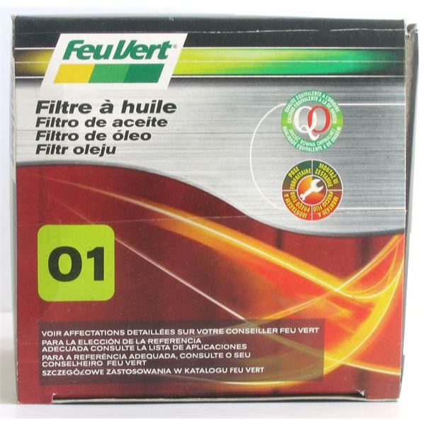 Filtre à huile FEU VERT N°01 Filtre à huile FEU VERT N°01