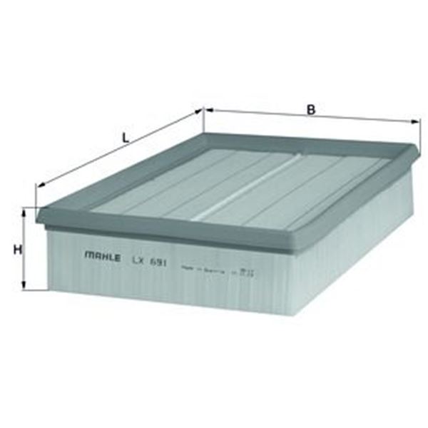 Filtre à air Knecht LX691 Filtre à air Knecht LX691
