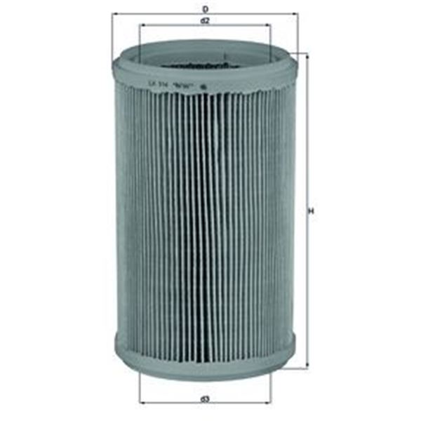 Filtre à air Knecht LX914 Filtre à air Knecht LX914