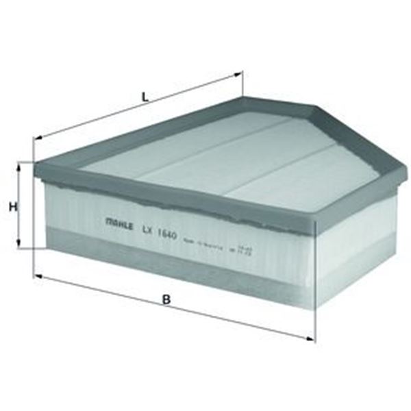 Filtre à air Knecht LX1640 Filtre à air Knecht LX1640