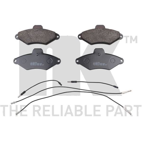 4 plaquettes de frein avant NK 221930 4 plaquettes de frein avant NK 221930