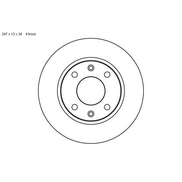 2 disques de frein avant SBS 201926 2 disques de frein avant SBS 201926