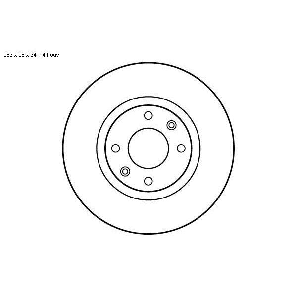 2 disques de frein avant SBS 201927 2 disques de frein avant SBS 201927