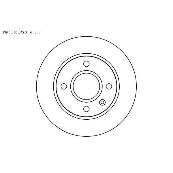 2 disques de frein avant SBS 202528 2 disques de frein avant SBS 202528