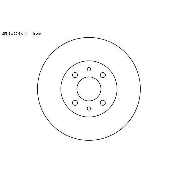 2 disques de frein avant SBS 203911 2 disques de frein avant SBS 203911