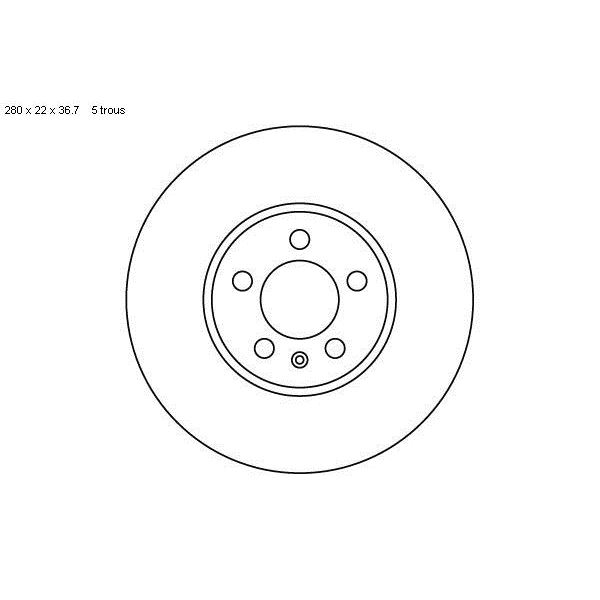 2 disques de frein avant SBS 204759 2 disques de frein avant SBS 204759