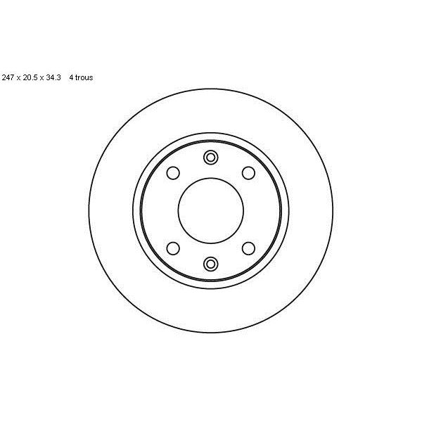 2 disques de frein avant SBS 209918 2 disques de frein avant SBS 209918