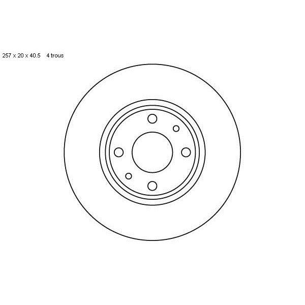2 disques de frein avant SBS 209921 2 disques de frein avant SBS 209921