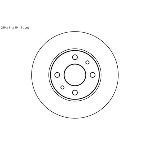 2 disques de frein SBS 209922 2 disques de frein SBS 209922