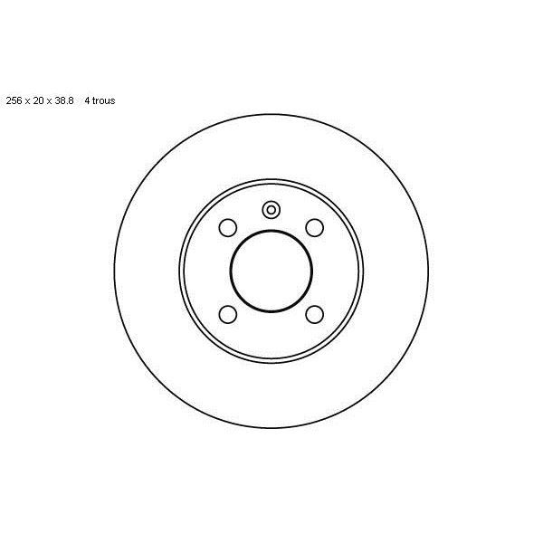 2 disques de frein avant SBS 209934 2 disques de frein avant SBS 209934