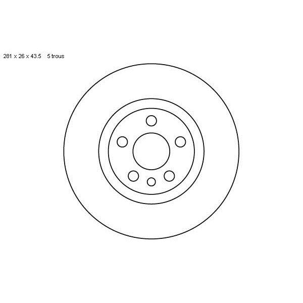 2 disques de frein avant SBS 209942 2 disques de frein avant SBS 209942