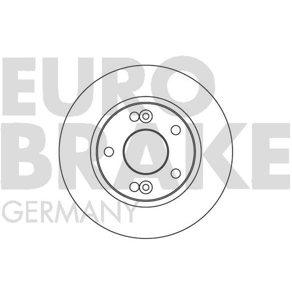 2 disques de frein avant Eurobrake 5815203913 2 disques de frein avant Eurobrake 5815203913