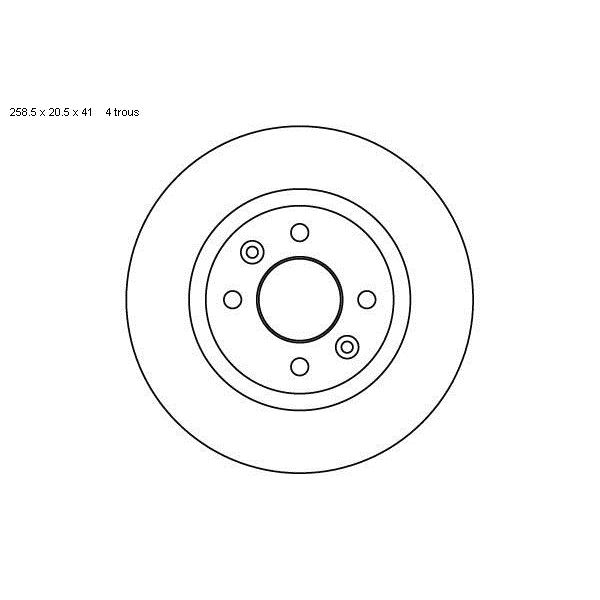 2 disques de frein avant D91 2 disques de frein avant D91