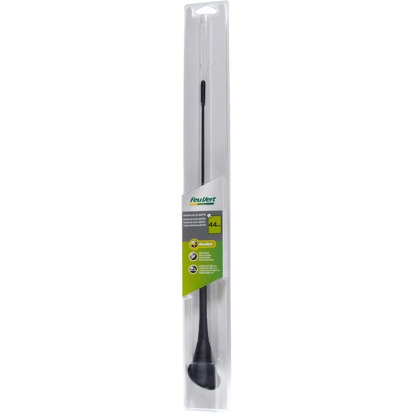 Antenne de toit auto Feu Vert caoutchouc souple 44 cm Antenne de toit auto Feu Vert caoutchouc souple 44 cm