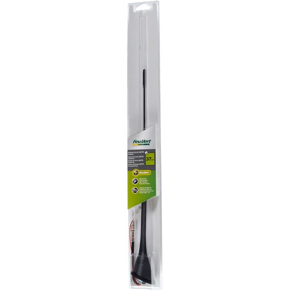 Antenne de toit auto Feu Vert fibre de verre 37 cm Antenne de toit auto Feu Vert fibre de verre 37 cm