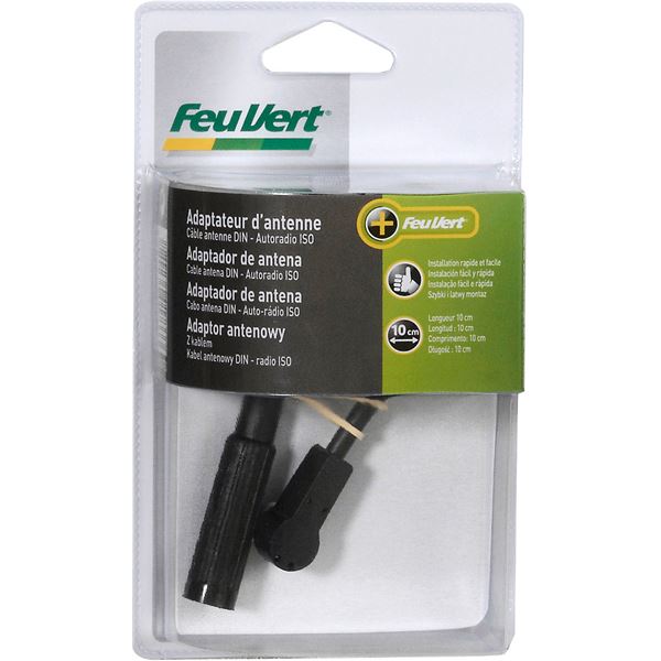 Adaptateur d'antenne DIN pour autoradio ISO avec câble Adaptateur d'antenne DIN pour autoradio ISO avec câble