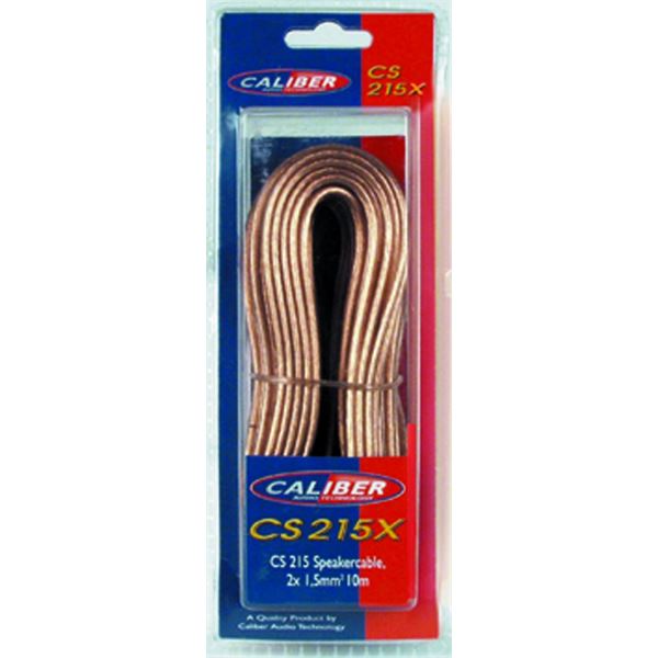 Câble haut-parleurs transparent 2 x 1.5mm CS 215X Câble haut-parleurs transparent 2 x 1.5mm CS 215X