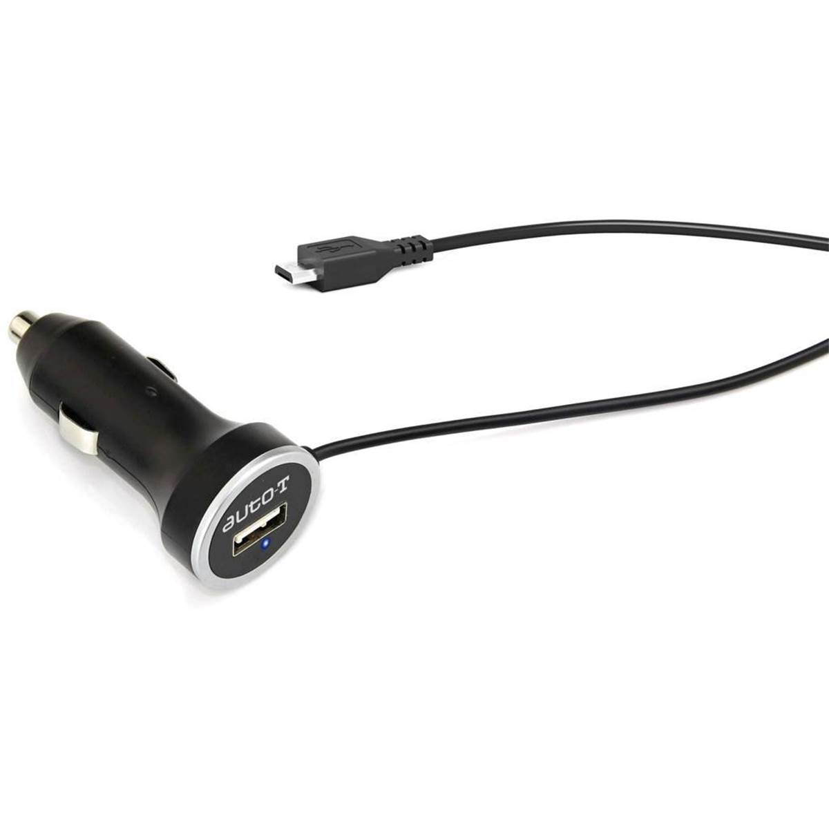 Prise allume cigare 12V/24V avec sortie USB + câble rallonge micro USB AUTO-T