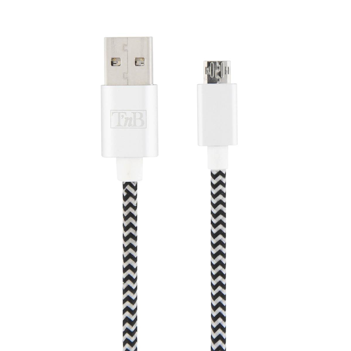 Câble USB / Micro USB réversible 2m T'nB