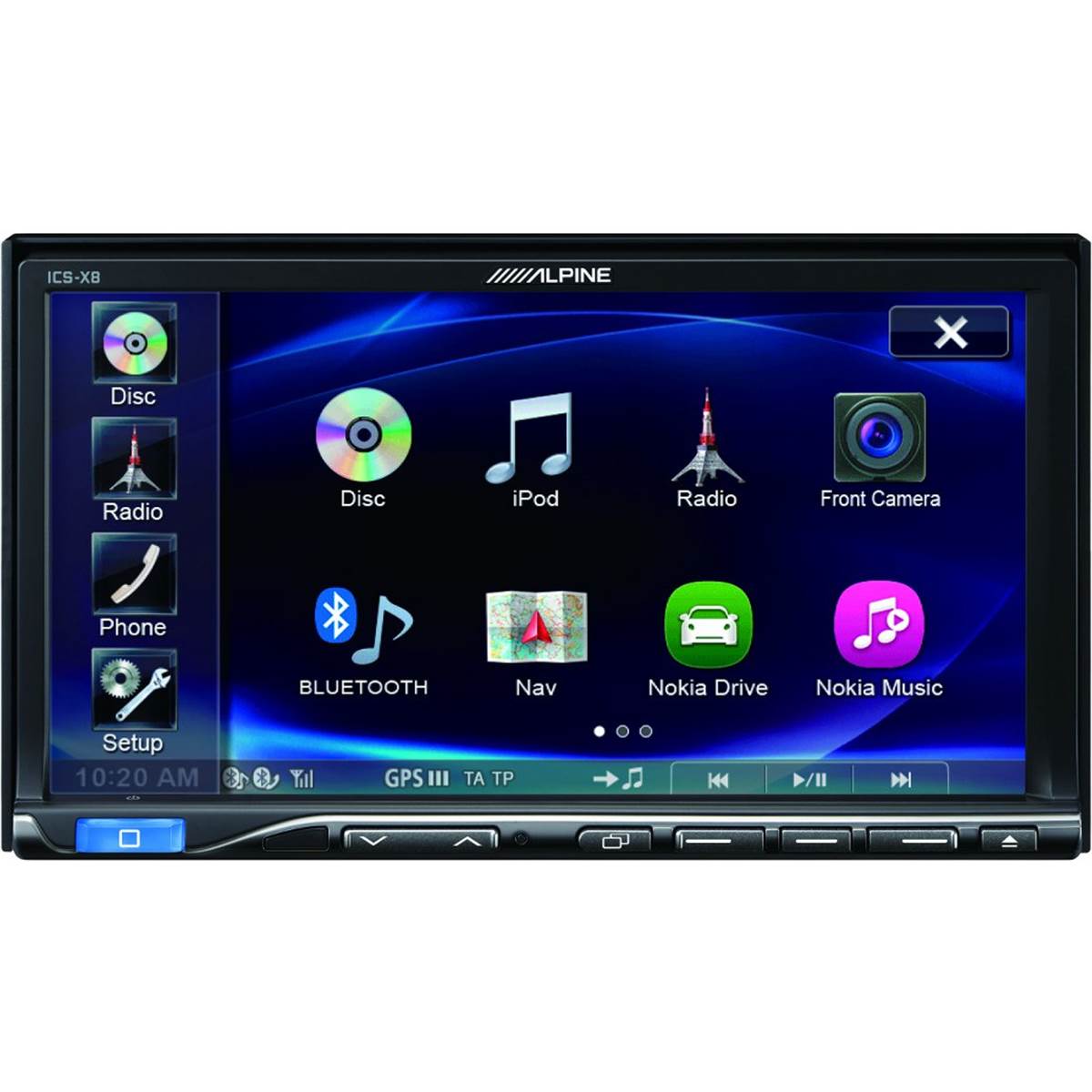 Autoradio multimédia Alpine ICS-X8