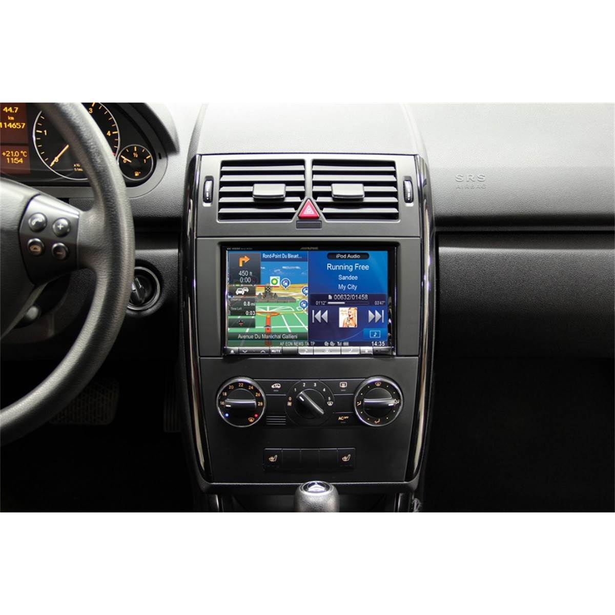 Kit d'intégration autoradio 2DIN Alpine INE-W928R Mercedes