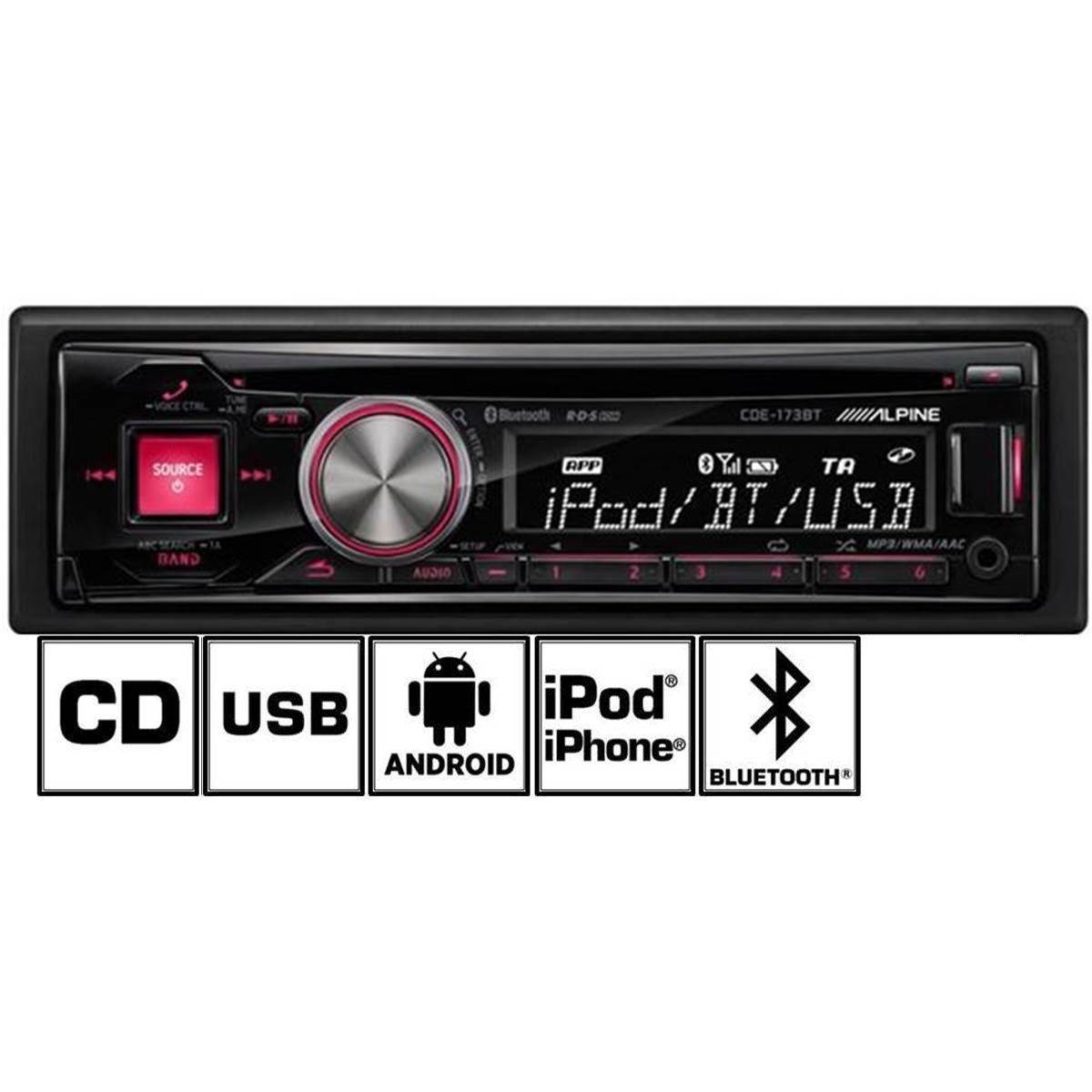 Autoradio Bluetooth Alpine CDE-173BT