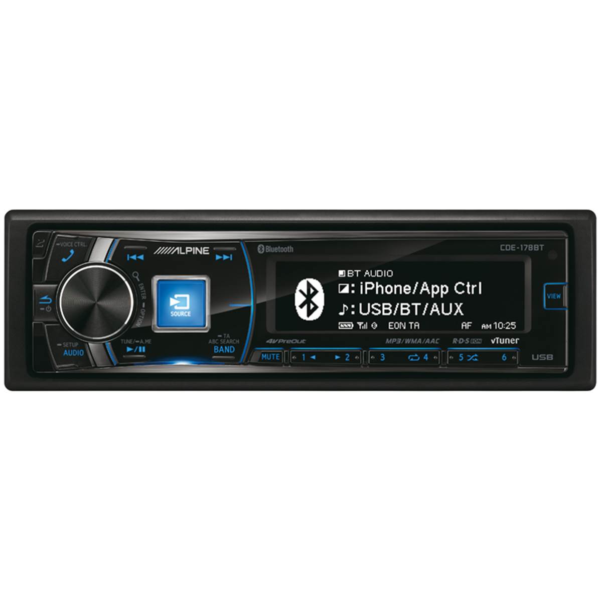 Autoradio Bluetooth Alpine CDE-178BT