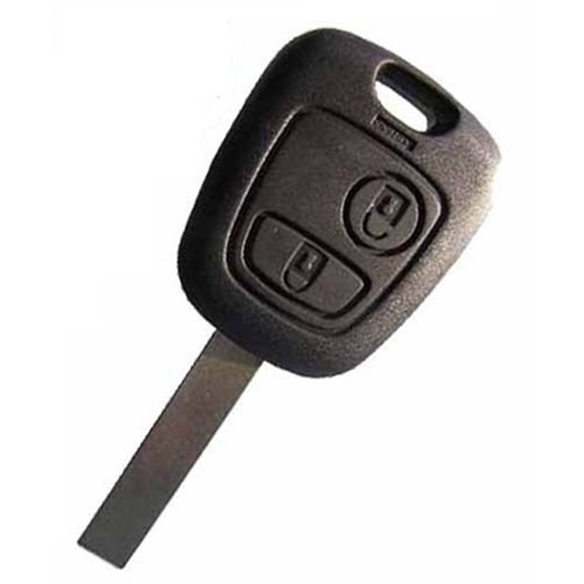 Coque de clé adaptable pour PSA 406, 607 2 boutons