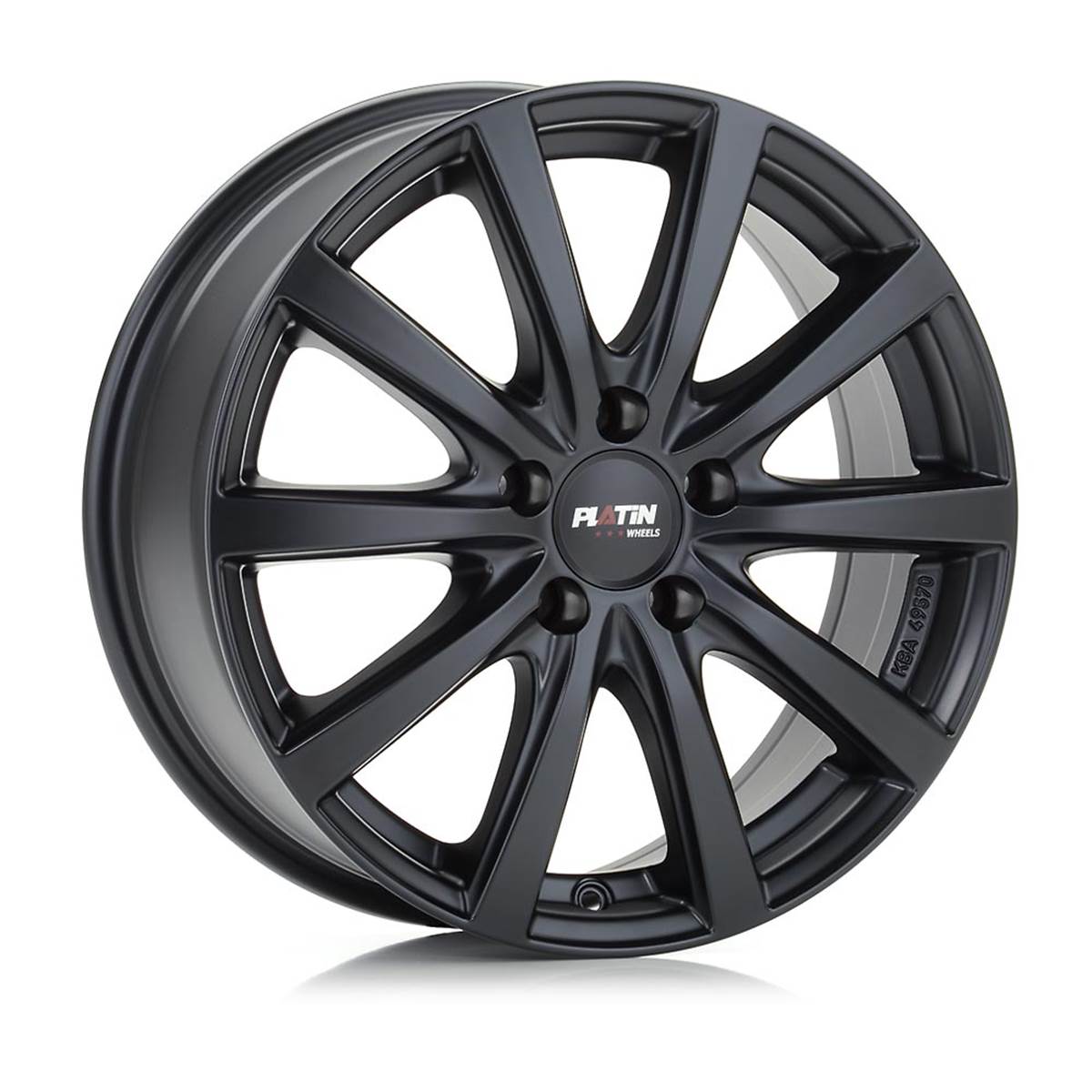 Jante Platin P69 noir mat 16 pouces ET50