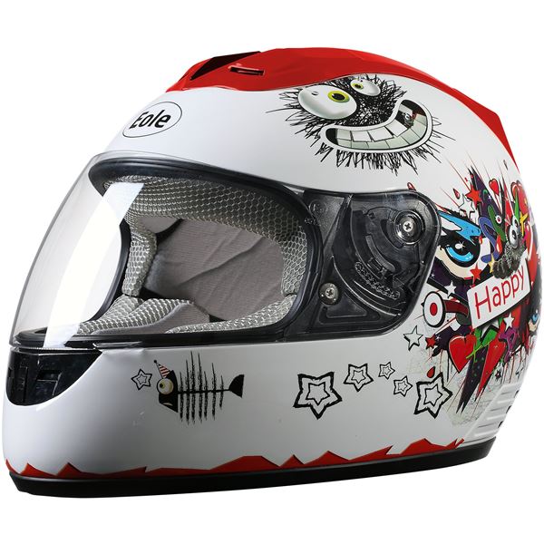 Casque Moto Intégral Happy T S Eole Feu Vert