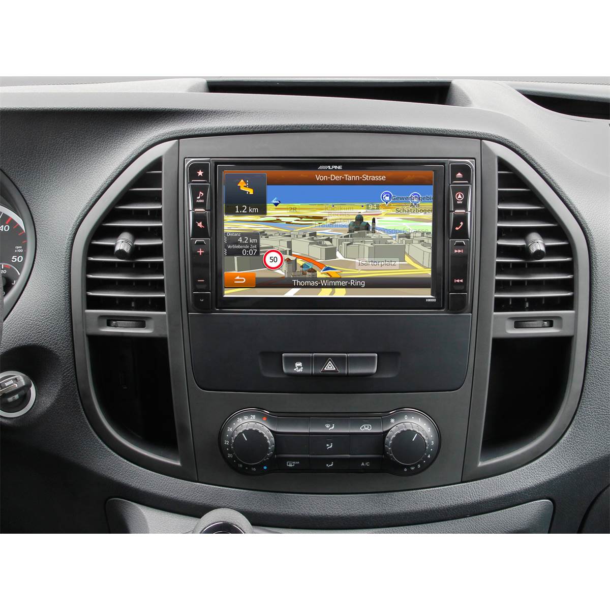 Autoradio GPS Alpine X800D-V447