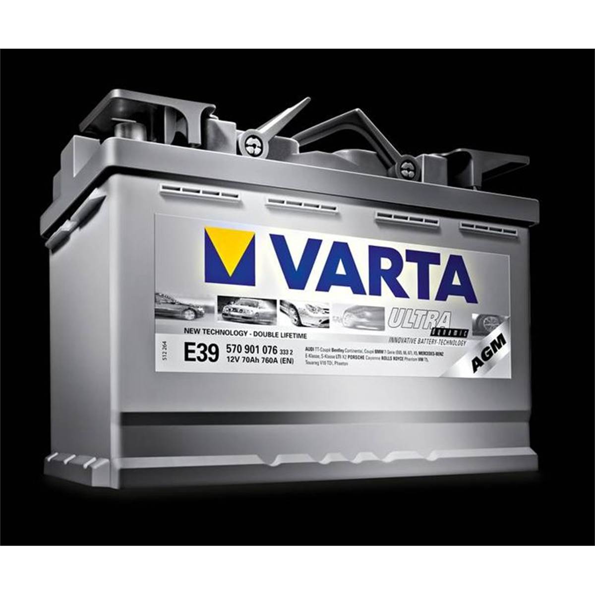 Batterie voiture Varta Start-Stop AGM E39