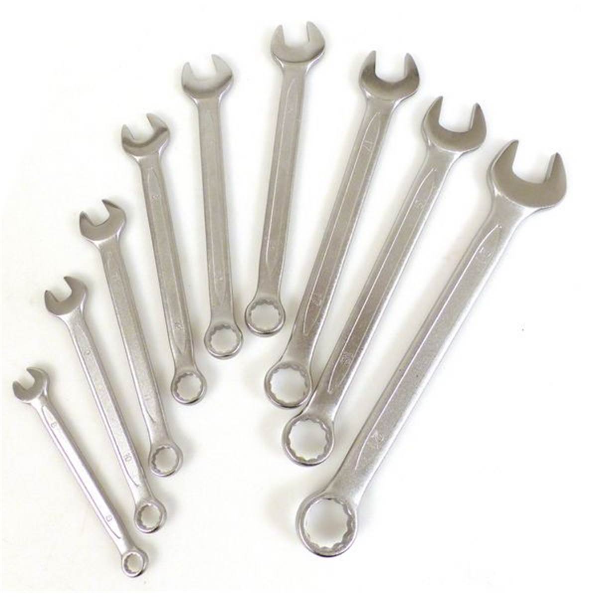 Jeu de 9 clés mixtes polygonales