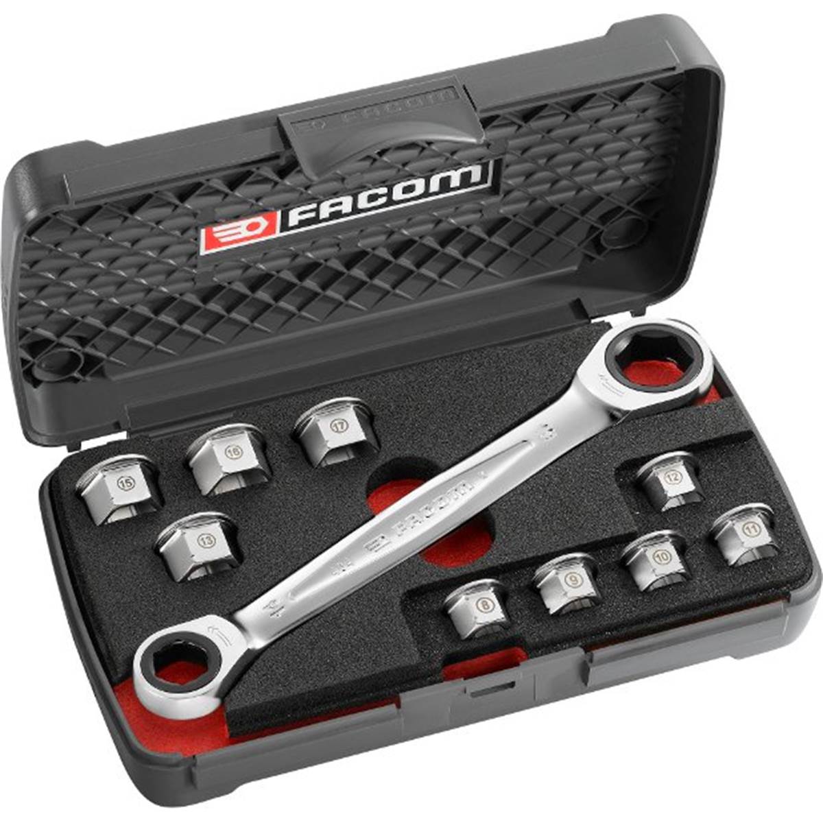 COFFRET DE SERRAGE 11 EN 1 + COFFRET DE RANGEMENT FACOM