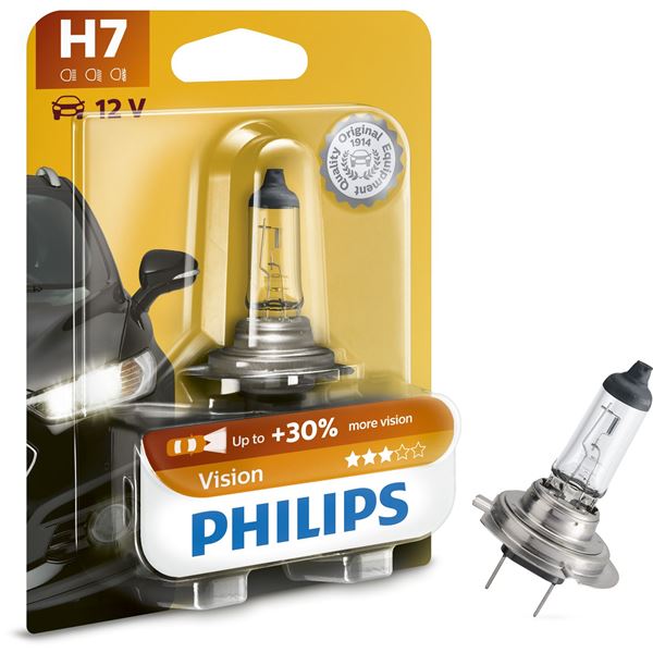 1 ampoule Philips premium Vision H7 Feu Vert