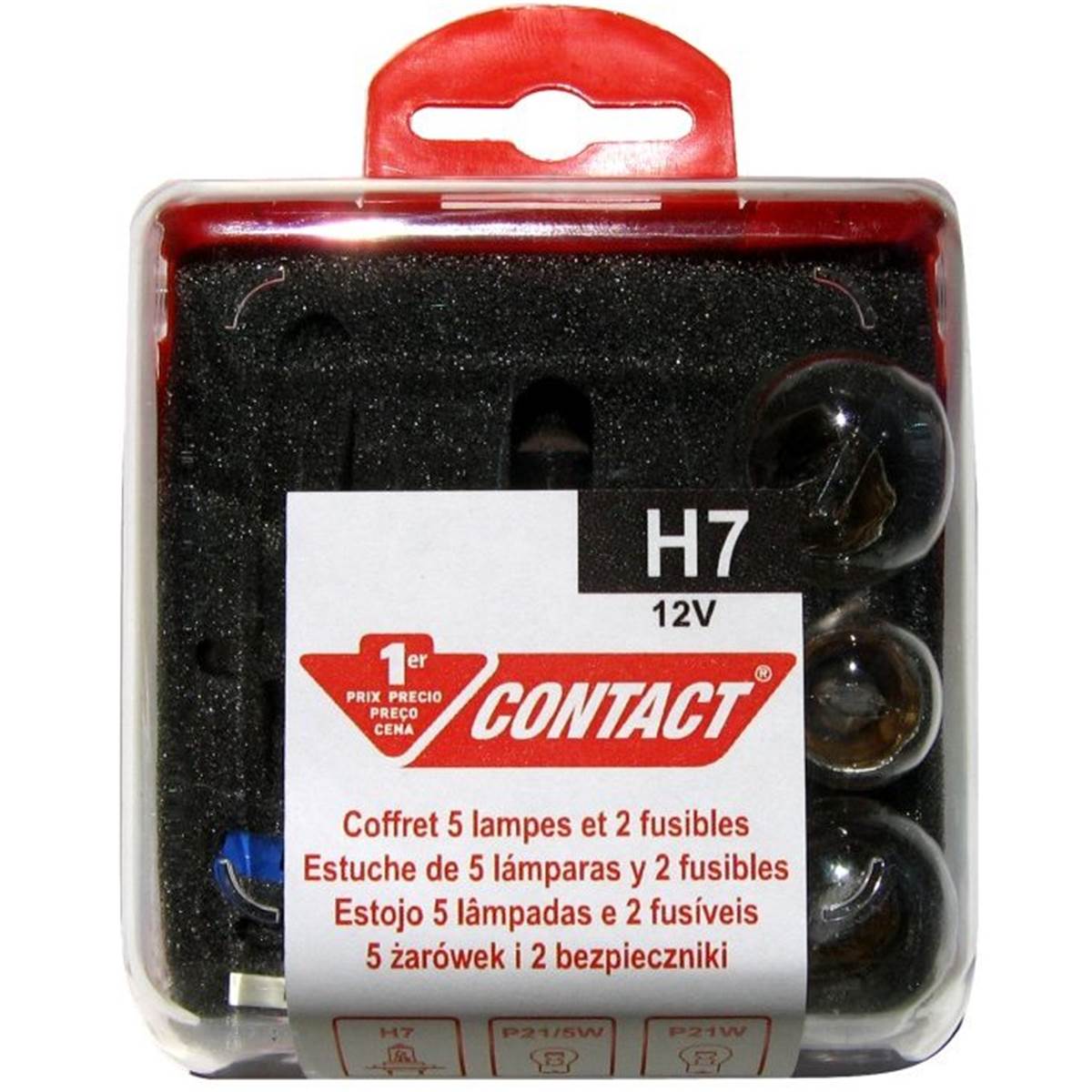 Coffret d'ampoules H7 Contact