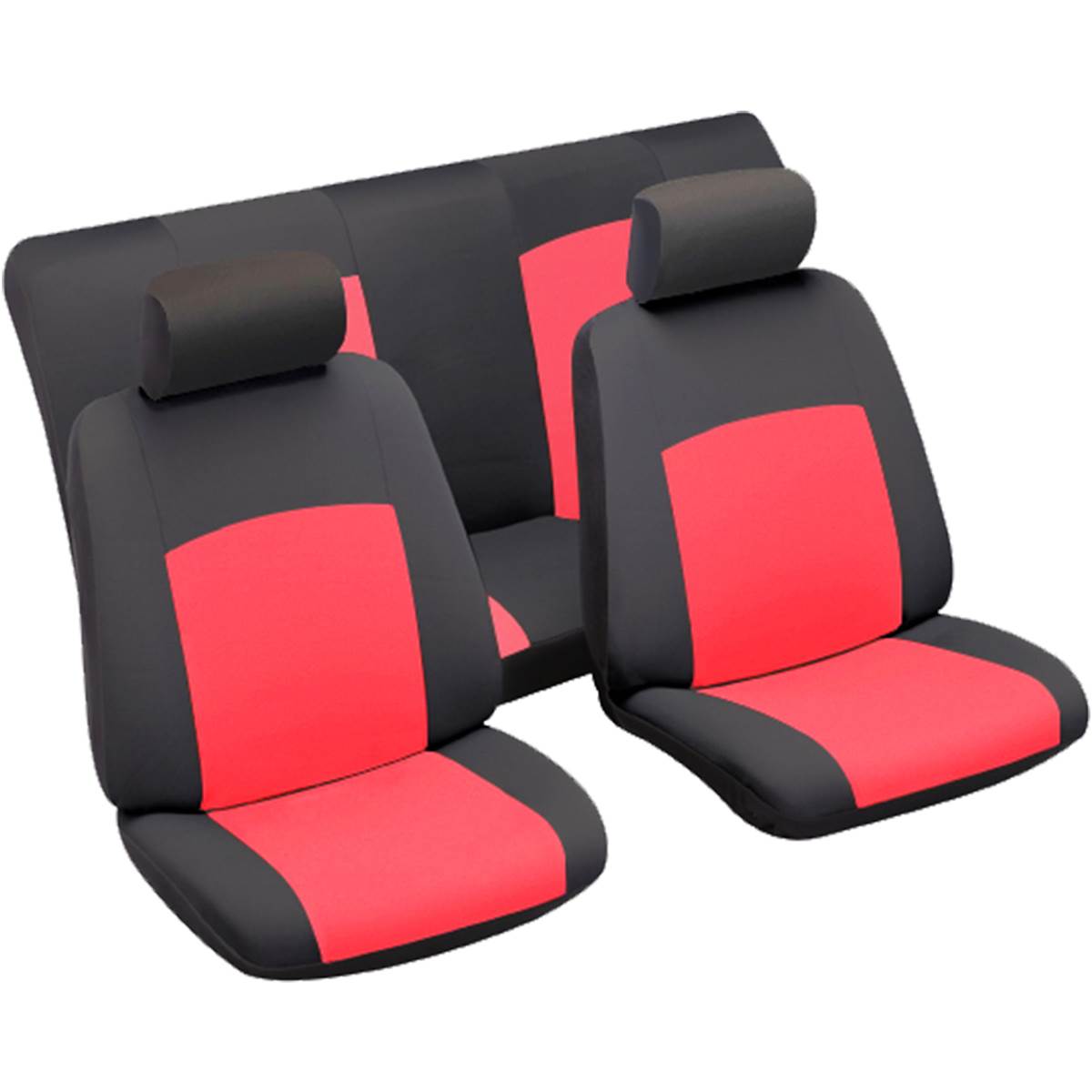 Jeu complet de housses de siège universselles Chatel ROADACCESS rouges
