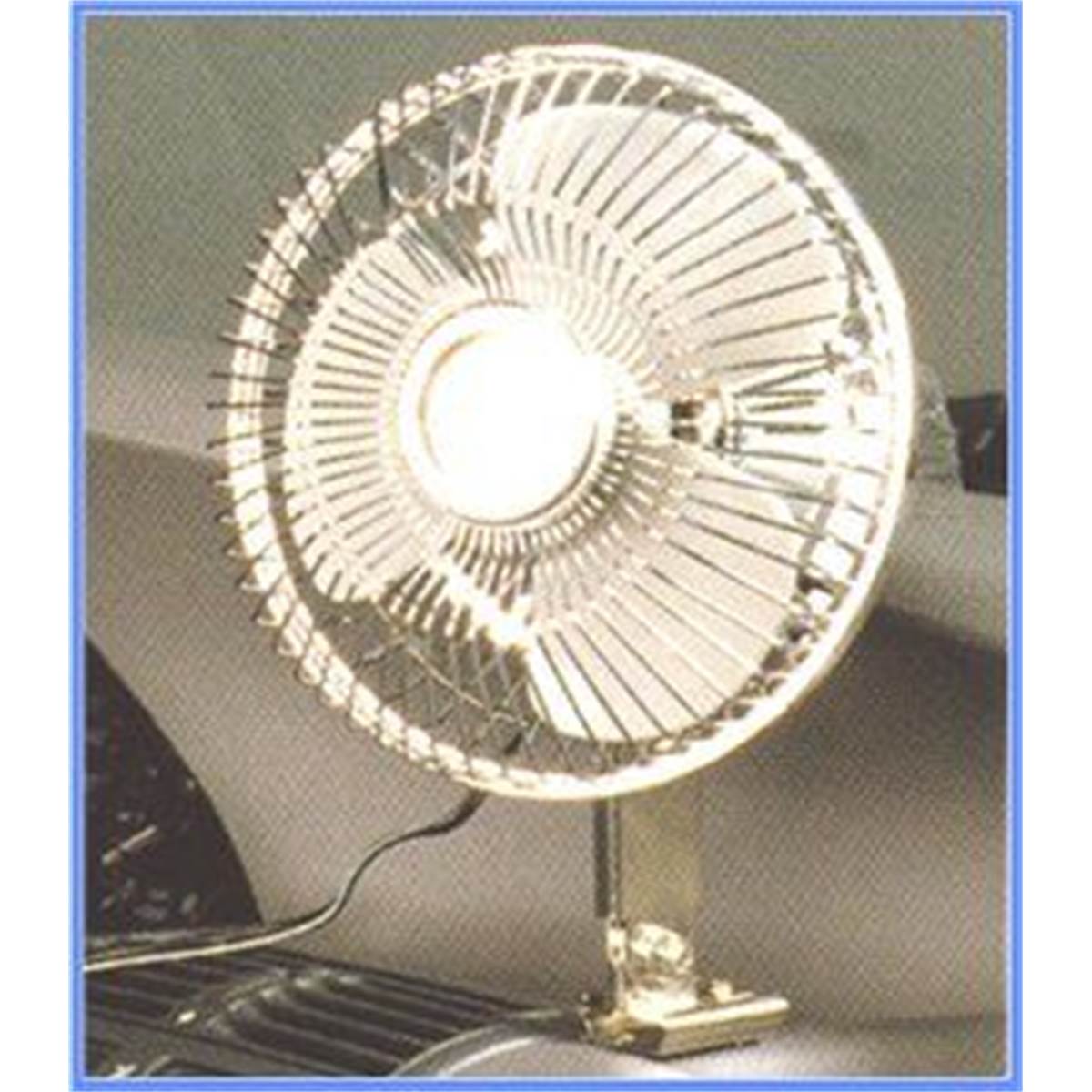 Ventilateur métallique oscillant 12V
